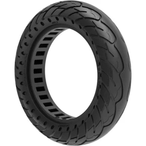 Black 10 x 2.5 Inch Honeycomb Solid Tyre for Ninebot G30 MAX Electric Scooter.