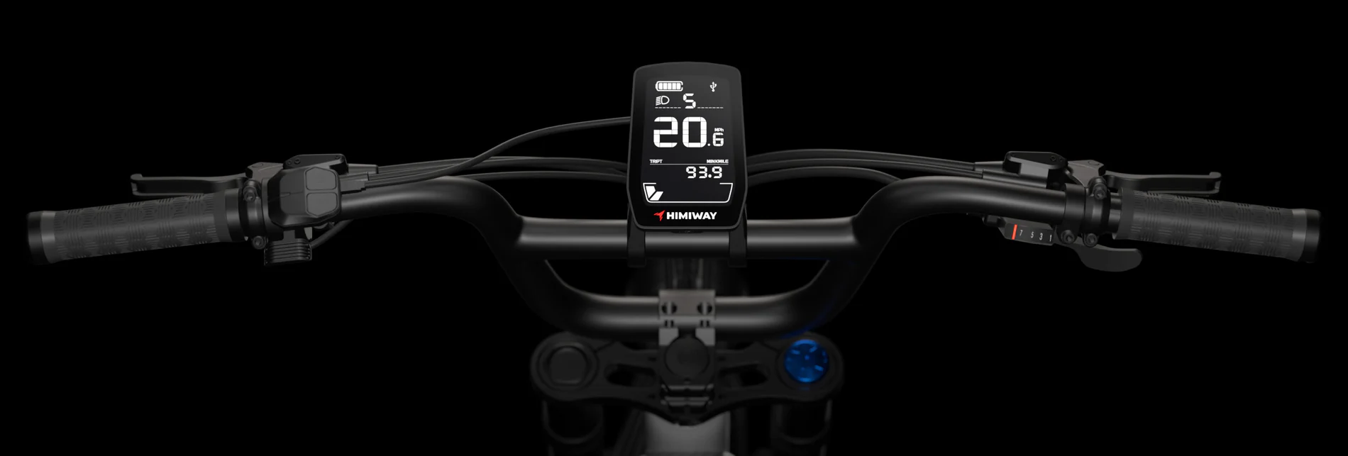 Himiway C5 Ultra Electric Bike 12 Himiway C5-details-Handlebar