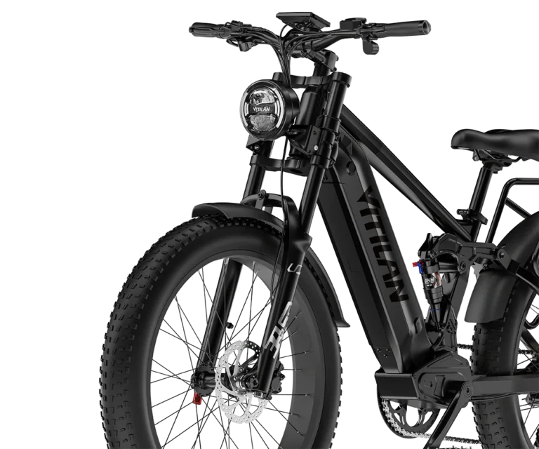 Vitilan T7 Pro Mountain Electric Bike 11 Vitilan T7 Pro front fork