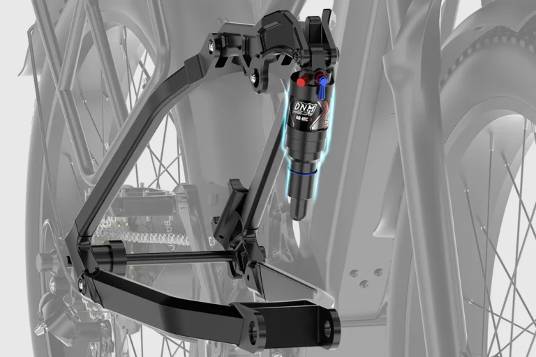 Vitilan T7 Pro Mountain Electric Bike 9 Vitilan T7 Pro rear suspension