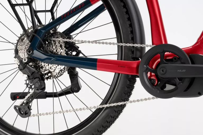 Haibike Trekking 7 Electric Bike 9 Haibike Trekking 7 red derailleur