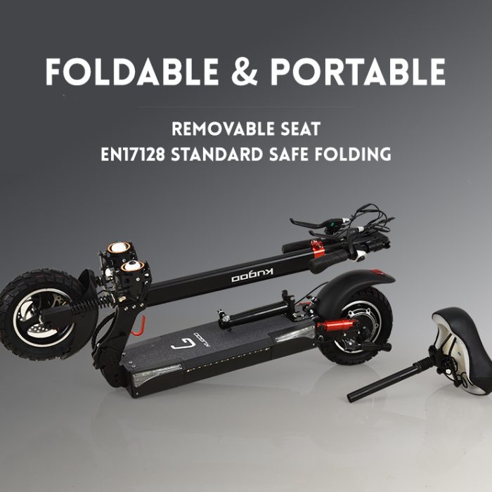 Kugoo M4 Pro + Electric Scooter 11 Folded